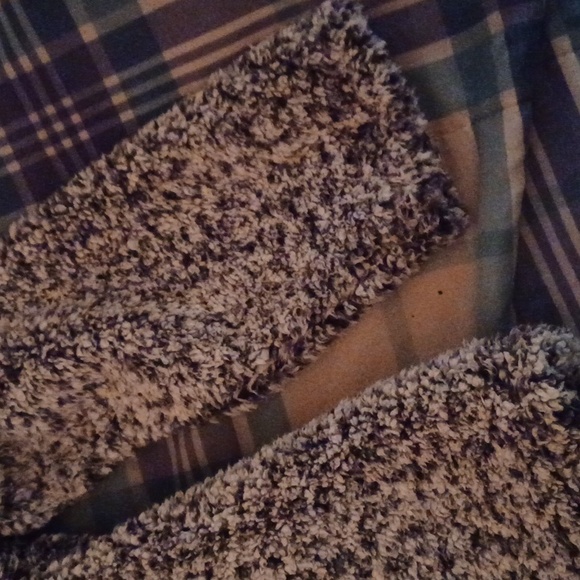 Time and true fuzzy half zip jacket - Picture 2 of 3